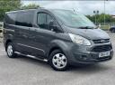 Ford Transit Custom 2.0l TDCi 290 Limited 6 seat CREW CAB ⭐️Heated Seats ⭐️ Cruise Control ⭐️Air Con⭐️Alloys⭐️ 
